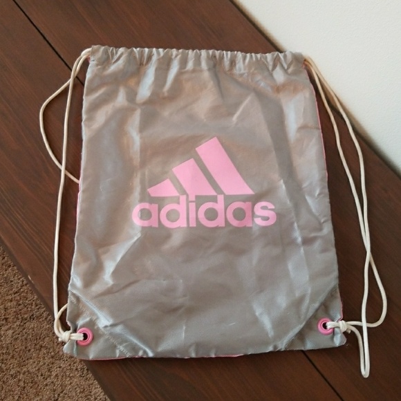 adidas Handbags - Adidas silver and pink bag
